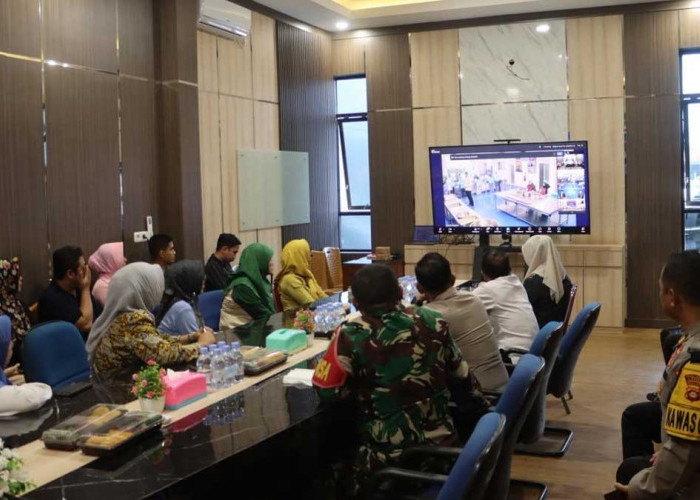 Langkah Nyata Polres Lahat Dukung Program Presiden: Ikut Zoom Peresmian SPPG Polri dan Gudang Pangan