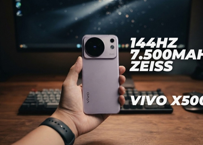 Gak Perlu Powerbank! Vivo X500 Hadir dengan Baterai 7.500mAh dan Kamera Pro Level