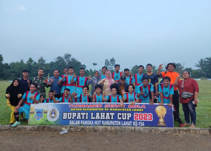Turnamen Sepakbola Bupati Lahat Cup, Kesebelasan Kikim Selatan Tampil Gemilang, Ini Kuncinya