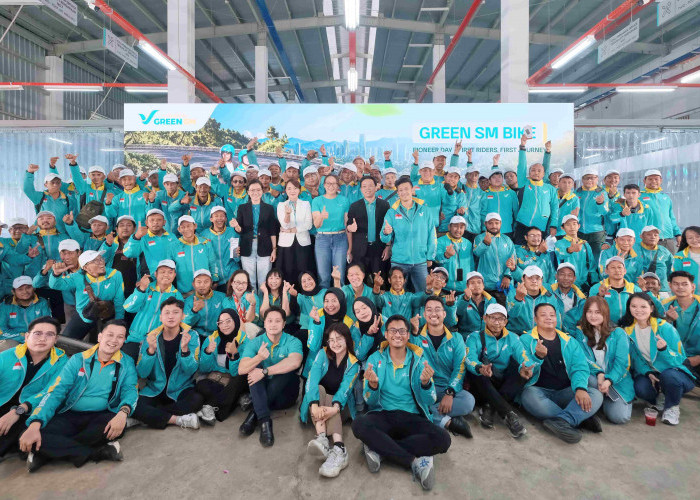 MELEDAG! Green SM Rilis Ojol Listrik VinFast di Jakarta, Diskon 75% dan Bisa Sewa Motor 39 Ribu Sehari!