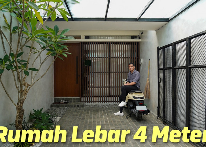 Lebar Cuma 4 Meter? Gak Nyangka Interior Rumah Ini Bisa Selega Ini!