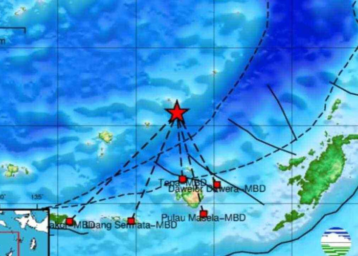 Gempa 4.9 Magnutudo Pagi Ini Guncang Maluku Barat Daya, Cek Update Pusat Gempa Regional IX Ambon