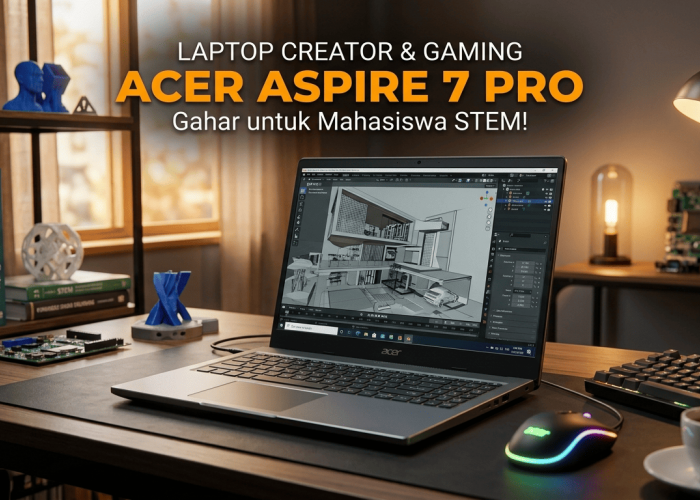 Laptop Tangguh untuk Mahasiswa STEM dan Gamer: Kupas Tuntas Spesifikasi Acer Aspire 7 Pro New Generation