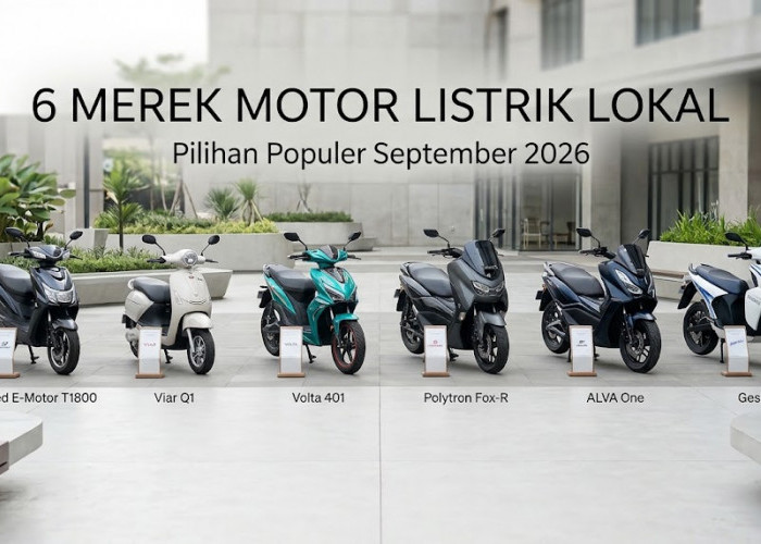 Wajib Tahu Sebelum Beli! Ini 6 Merek Motor Listrik Lokal Terbaik di Indonesia Paling Diminati untuk Harian