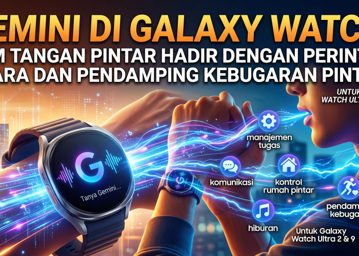 Bawa Fitur Canggih Raise to Talk: Intip Integrasi Google Gemini di Samsung Galaxy Watch Ultra 2 dan Watch 9
