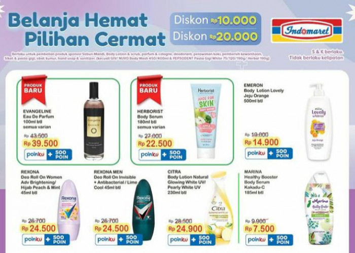 LANSUNG SIKAT! Katalog Promo Indomaret Mingguan hingga 18 Juli 2023, Ada Cashback 500 Poinku