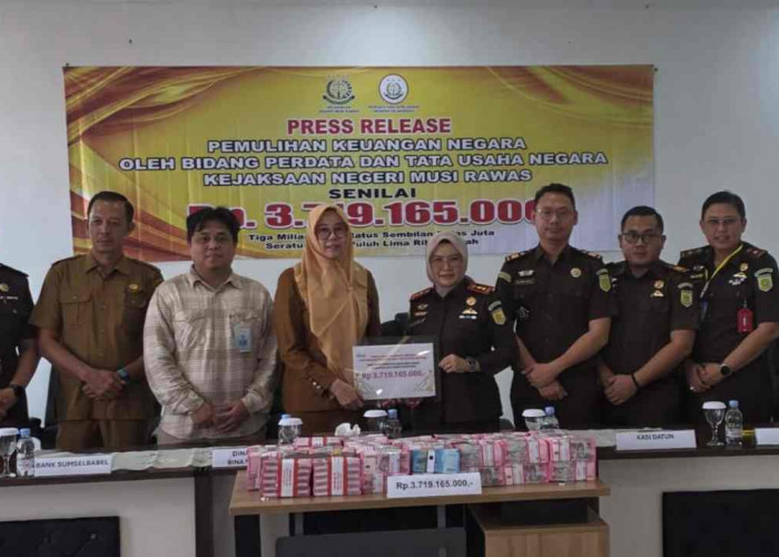 Kejari Musi Rawas Gerak Cepat, Rp3,7 Miliar Keuangan Negara Berhasil Diselamatkan