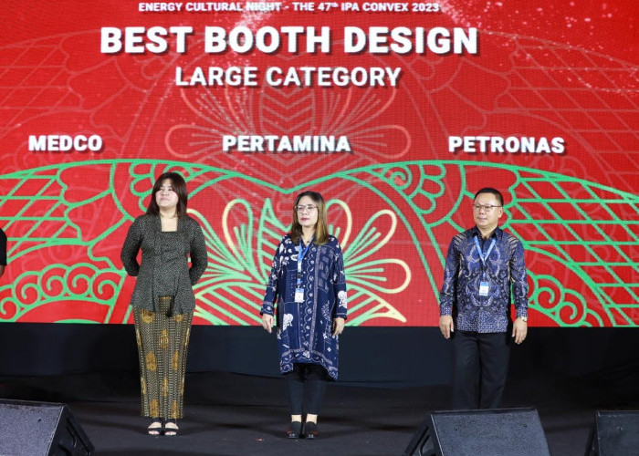 Keren, Pertamina Hulu Energi Raih Juara 1 Best Booth Design dan Best Content di Ajang IPA Convex 2023
