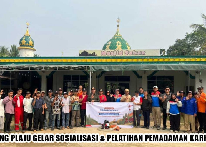SUMSEL DARURAT ASAP! Kilang Plaju dan BPBD Pasang Badan Bantai Karhutla: Warga Diberi Jurus Padamkan Api!
