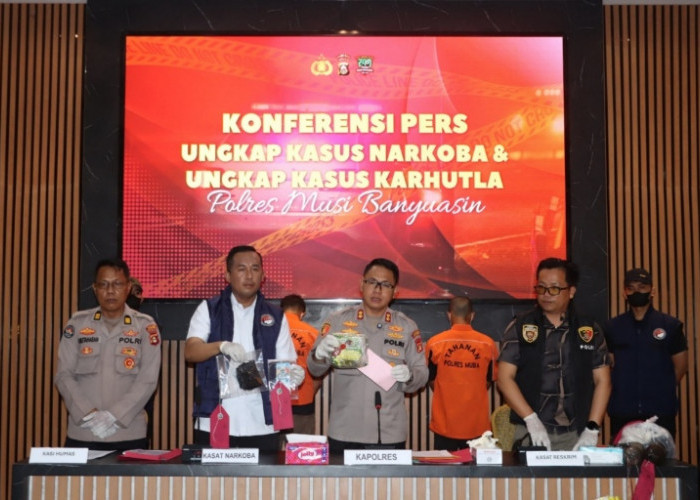 Sabu Seberat 1,53 Kilogram Beserta Kurir Diamankan Satres Narkoba Polres Muba