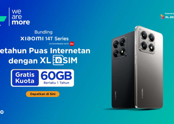 XL Axiata Rilis Bundling eSIM Prepaid dengan Xiaomi 14T Series, Dapat Kuota 60GB