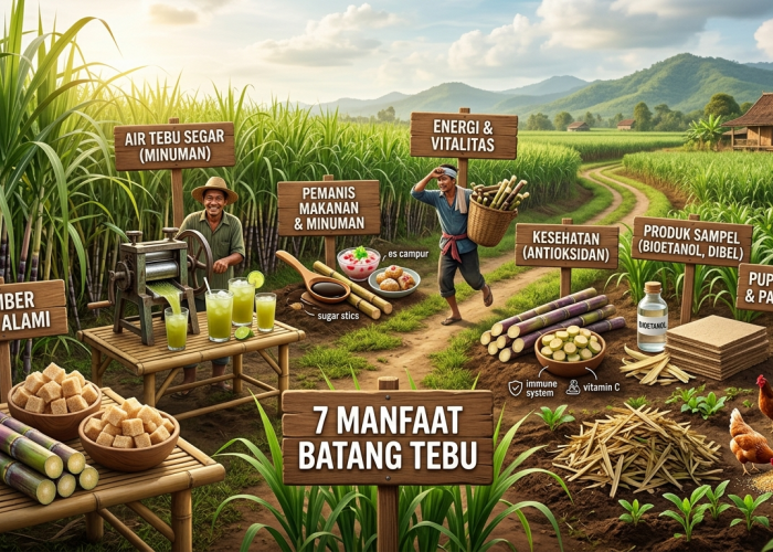 Sering Minum Es Tebu di Pinggir Jalan? Ini Alasan Kenapa Air Perasan Batang Tebu Sangat Ampuh Detoks Hati