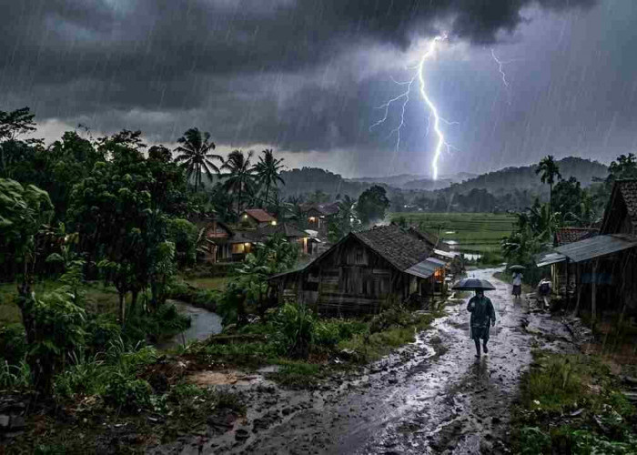 Hujan Berpotensi Guyur Sumatera Selatan Hari Ini, Sejumlah Daerah Diimbau Waspada Petir