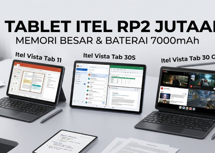 Tablet Murah Berkualitas: Itel Resmi Rilis 3 Varian Vista Tab Terbaru untuk Kebutuhan Belajar dan Kerja
