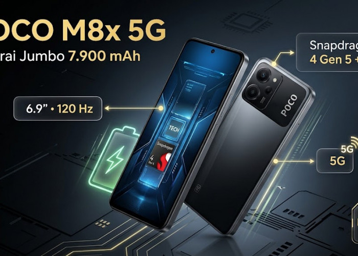 Solusi Anti Cemas Kehabisan Daya: Didukung Fast Charging dan Layar 120 Hz POCO M8x 5G