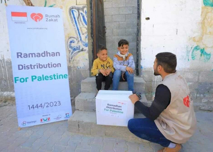 Paket Ramadan dari Donatur Indonesia Sudah Sampai di Palestina