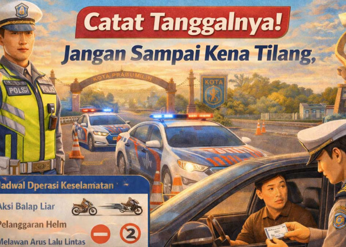 Catat Tanggalnya! Jangan Sampai Kena Tilang, Ini Jadwal Operasi Keselamatan di Prabumulih