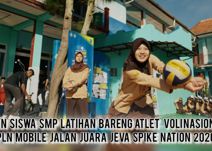 Ribuan Siswa SMP Berguru ke Atlet Voli Nasional di PLN Mobile Jalan Juara JEVA Spike Nation 2026