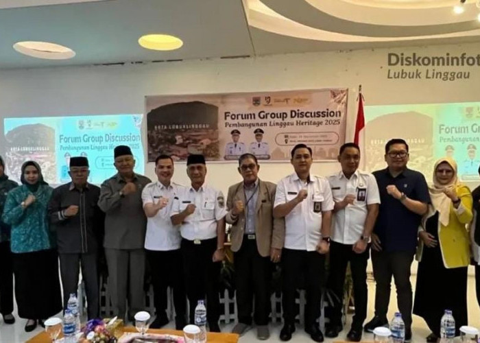 Wakil Wali Kota H Rustam Effendi Buka FGD Pembangunan Linggau Heritage 2025