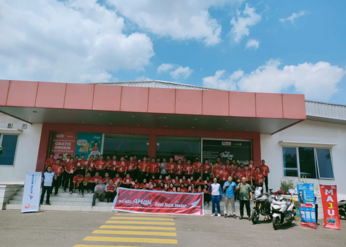 Pelatihan Safety Riding Astra Motor Sumsel Bersama PT Sumber Alfaria Trijaya Tbk