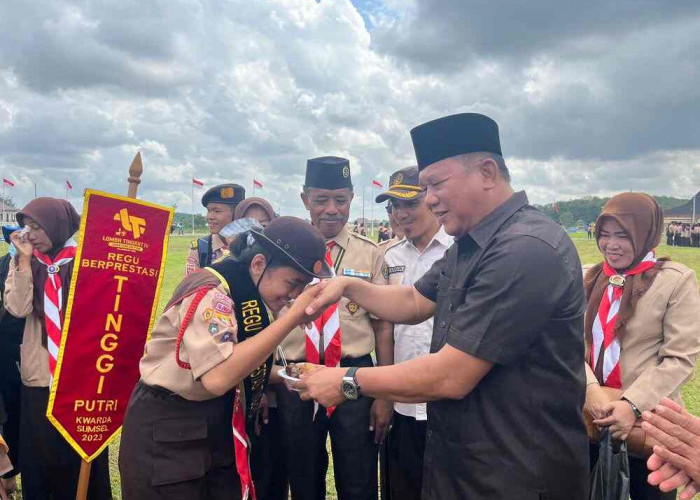 Regu Putri Kwarcab Gerakan Pramuka Muba Wakili Sumsel ke Lomba Tingkat Nasional