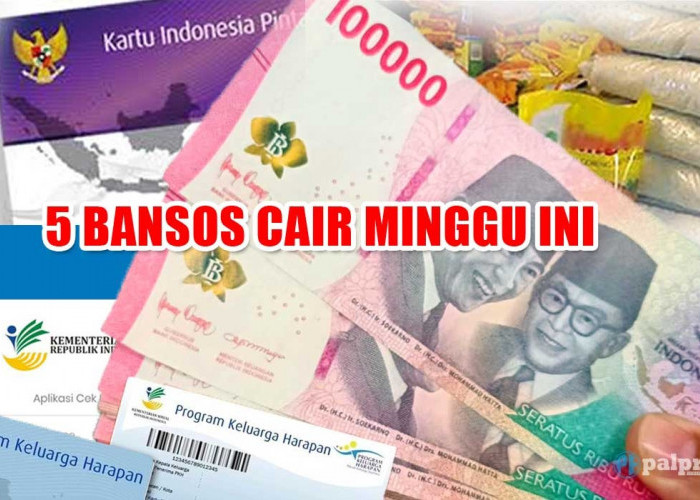 5 Bansos Cair Minggu Ini! Ada BPNT Tahap 5, PKH Hingga PIP Kemdikbud, Pastikan Nama Anda Terdaftar di Sini