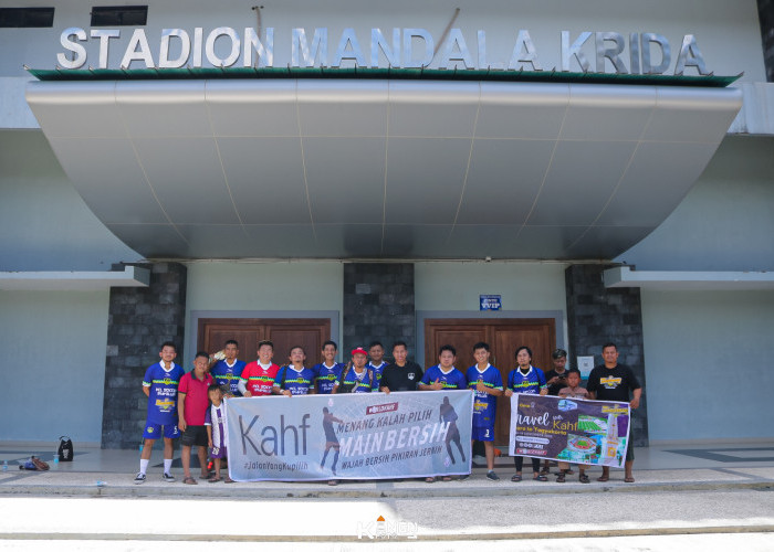 Kahf dan Palembang Community League Meriahkan Fun Football di Stadion Mandala Krida