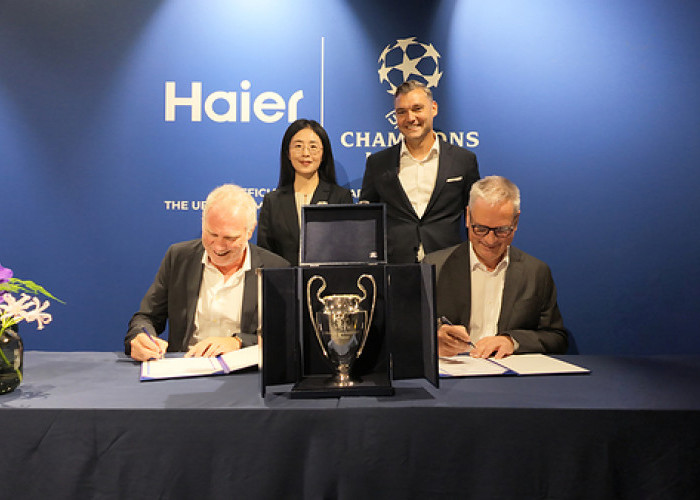 Haier Resmi Sikat UEFA Champions League, Siap Bikin Nonton Bola Serasa di Stadion Masa Depan!