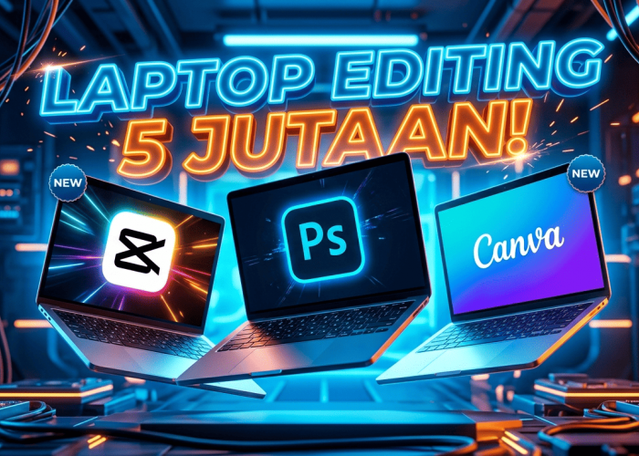 Budget Pas-pasan? 3 Rekomendasi Laptop 5 Jutaan Terbaik untuk Pemula Edit Video dan Desain