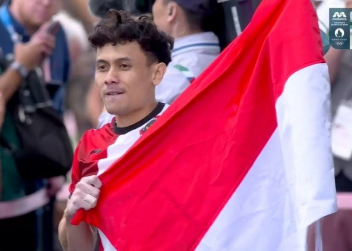 Atlet Sport Climbing Indonesia, Veddriq Leonardo Raih Medali Emas Pertama Olimpiade Paris 2024