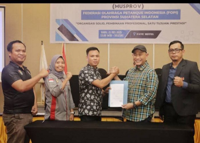 Wali Kota Lubuk Linggau Terpilih Sebagai Ketua Umum FOPI Sumsel Periode 2025-2029