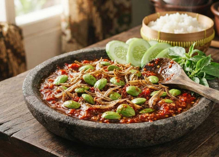 Biar Nggak Pahit dan Tetap Hijau Segar, Ini Trik Jitu Bikin Sambal Petai Teri yang Nagih Banget!