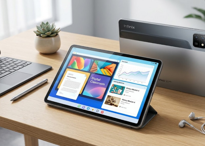 Solusi Praktis Pengganti Laptop! Cek Keunggulan Infinix XPAD 30 Pro Berbekal Fitur AI Canggih & Gratis Stylus