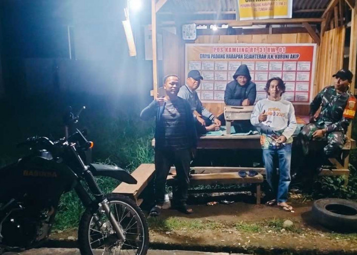 Persempit Ruang Gerak Kriminal, TNI di Pagaralam Masuk ke Gang-Gang Warga Tengah Malam