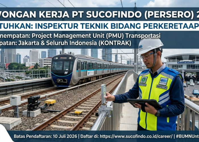 Tutup 10 Juli 2026! BUMN PT Sucofindo Buka Lowongan Kerja Strategis untuk Lulusan S1 Teknik