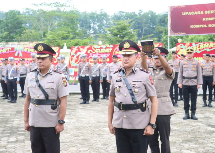 Kompol Robi Sugara Resmi Jabat Kapolsek Talang Ubi 