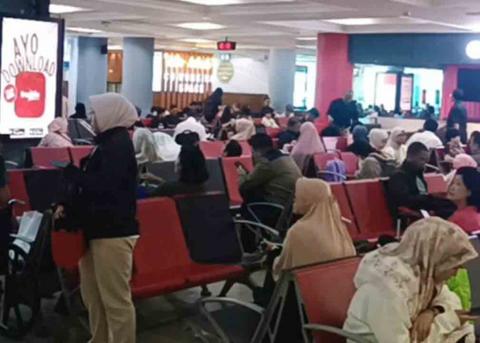 8.000 Penumpang per Hari, Belum Ada Lonjakan Arus Balik di Bandara SMB II Palembang 