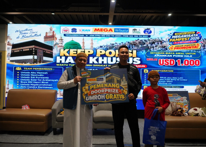 BIKIN GEMPAR! Mega Wisata PAMFEST 2026 Ditutup Hujan Hadiah: 2 Pengunjung Auto Berangkat Umroh Gratis!
