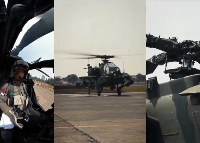 Helikopter Serang Canggih AH-64E Apache Merahkan HUT ke- 79 TNI, Ini Spesifikasinya