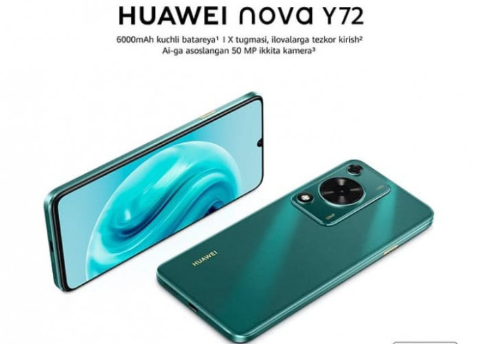 WOW! HUAWEI nova Y72 Miliki Kamera Besar 50 MP Dengan Desain Modern, Yuk Intip Spesifikasi Lengkapnya