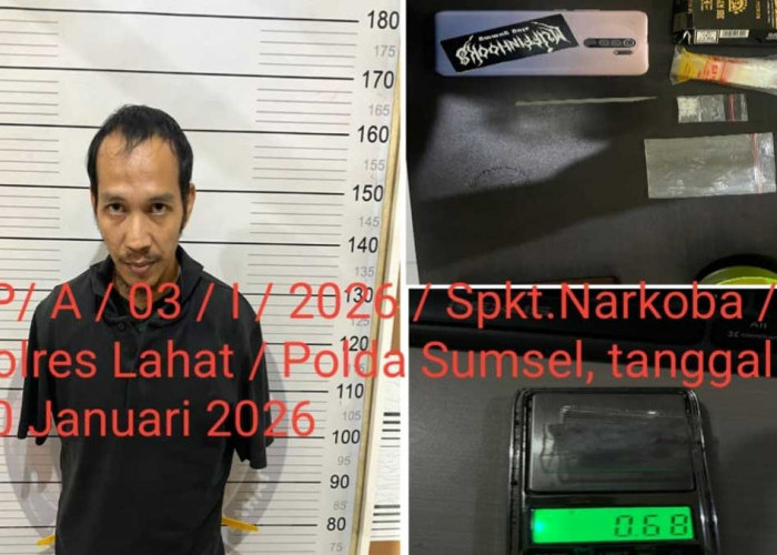Gerebek Gudang Lantai 2, Satres Narkoba Polres Lahat Temukan Paket Sabu di Dalam Kotak Rokok!