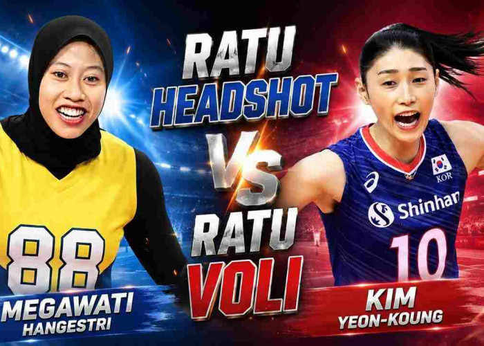  Megawati Hangestri vs Kim Yeon-koung? Duel Ratu Headshot Indonesia vs Ratu Voli Korea  