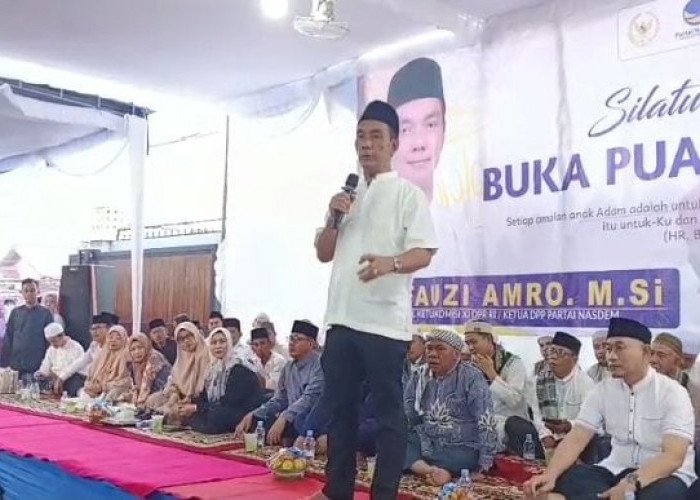 H. Fauzi Amro Gelar Bukber Akbar dan Santuni Anak Yatim, Warga Antusias Hadir