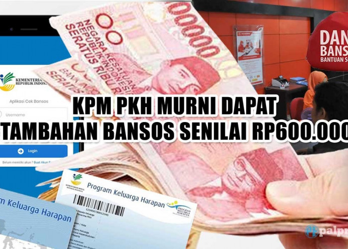 KPM PKH Murni Dapat Tambahan Bansos Senilai Rp600.000, Ternyata Bantuan Ini yang Cair