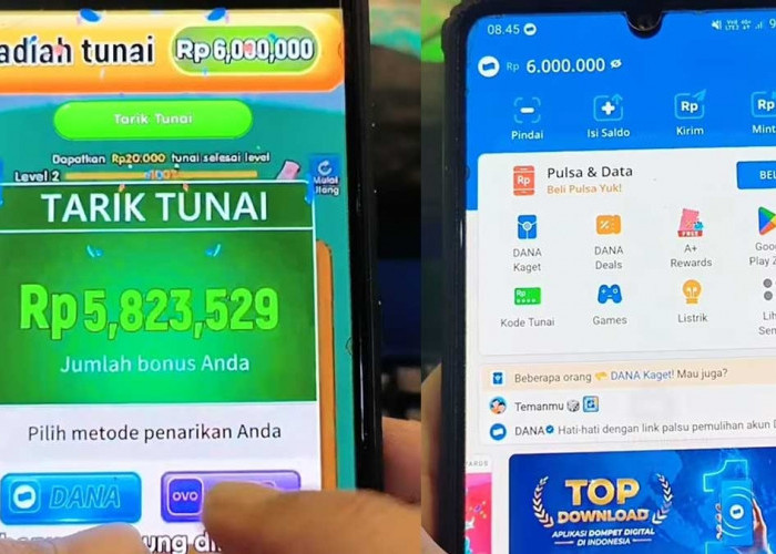 Lagi Santai di Kasur, Saldo DANA Rp300.000 Masuk Tanpa Disangka Cuma Scroll HP dan Nonton Video