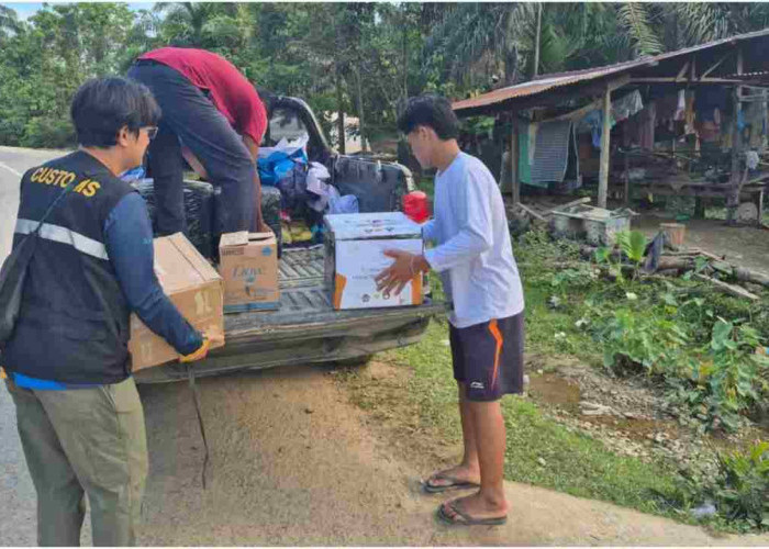 Aksi Nyata Bea Cukai Langsa, Ringankan Beban Warga Terdampak Banjir Aceh Tamiang