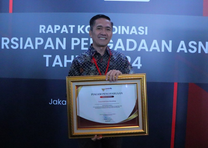 Palembang Raih Penghargaan dari Menpan RB, Satu-Satunya se-Indonesia