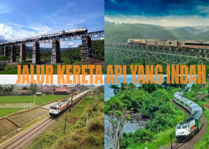 Buat Betah Mata, Inilah 7 Jalur Kereta Api di Jawa Memiliki Pemandangan Indah