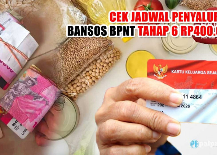 Cek Jadwal Penyaluran Bansos BPNT Tahap 6 di Link Berikut, Bantuan Senilai Rp400.000 Cair di Bank Ini