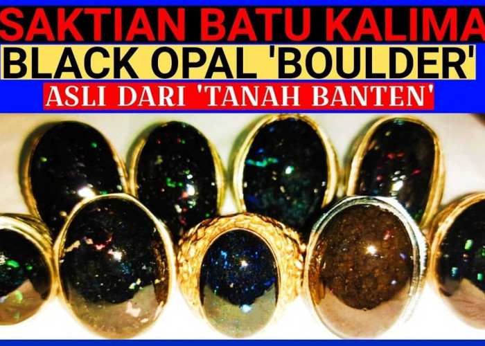 10 Manfaat Batu Akik Black Opal, Nomor 9 Pas Banget buat Pengusaha dan Pedagang